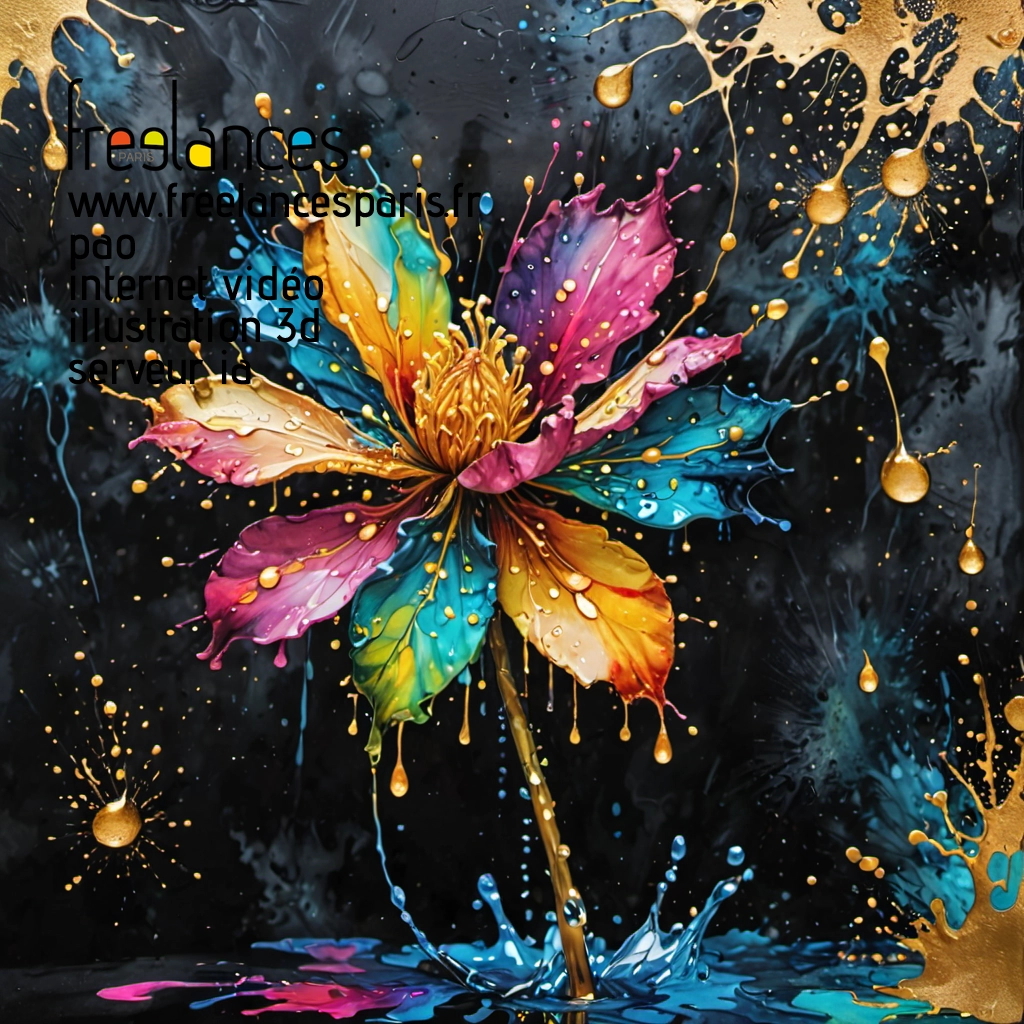 Pao mise en page internet vidéo illustration 3d serveur IA générative AI freelance paris studio de création magazines PUJRT4H0